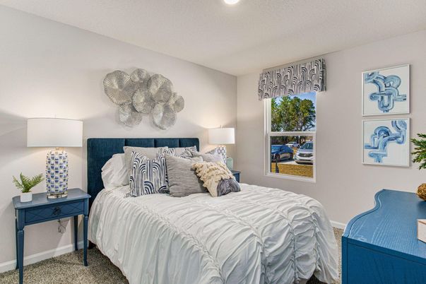 Bedroom, Interior, Recessed Lighting