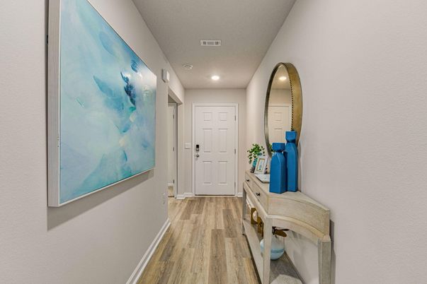 Interior, Recessed Lighting, Wood Texture Flooring
