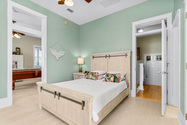 Bedroom, Interior, Wood Texture Flooring