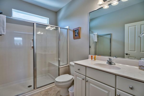 Bathroom, Glass Shower, Interior