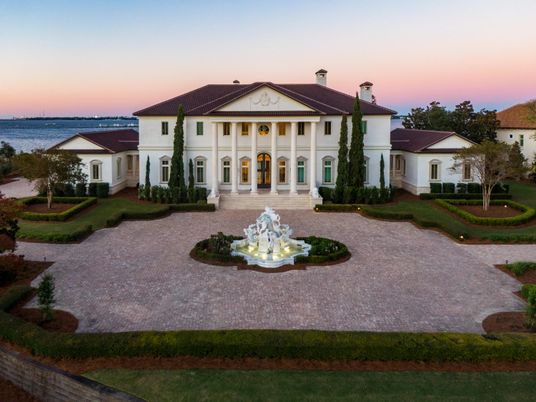 Backyard, Exterior, Facade, Water, French Provincial