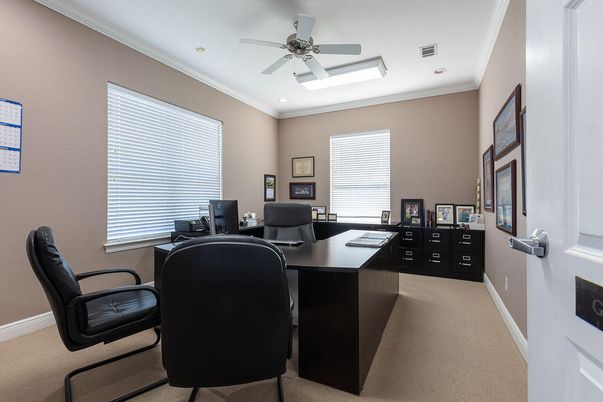 Home Office, Interior, Recessed Lighting