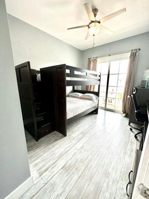 Bedroom, Interior, Wood Texture Flooring