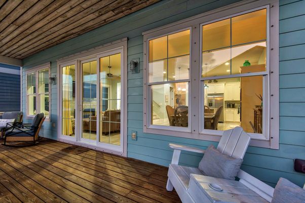 Exterior, Wood Texture Flooring