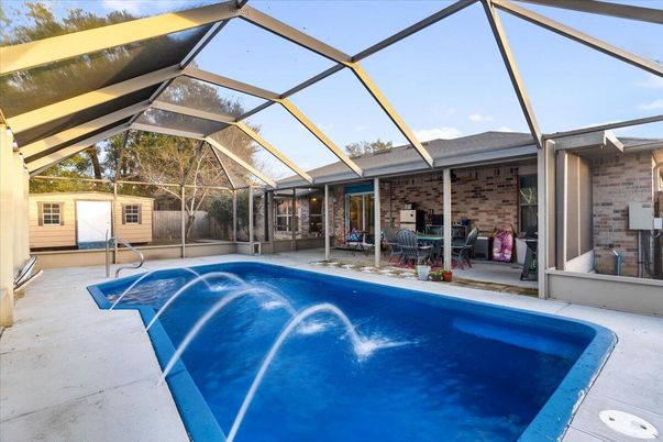 Glass Ceilings, Interior, Pool, Stone Walls, Sun Room