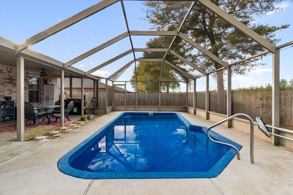 Glass Ceilings, Interior, Pool, Stone Walls, Sun Room