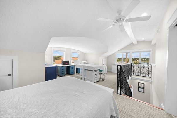 Bedroom, Home Office, Interior, Recessed Lighting