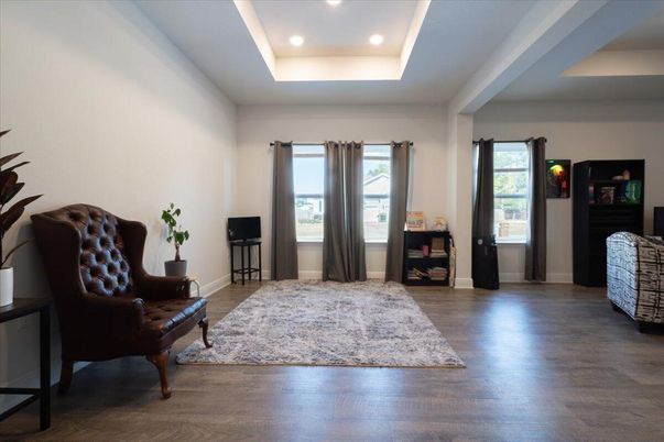 Interior, Recessed Lighting, Wood Texture Flooring