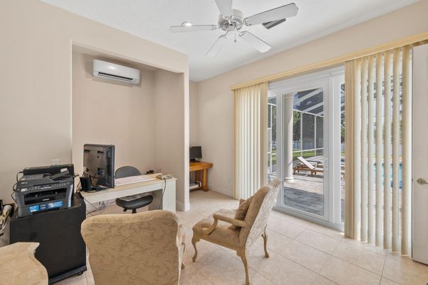 Home Office, Interior, Recessed Lighting