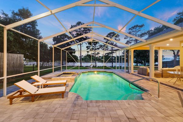 Glass Ceilings, Interior, Pool, Sun Room