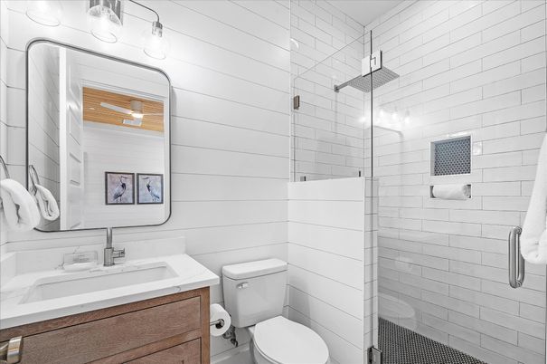 Bathroom, Glass Shower, Interior