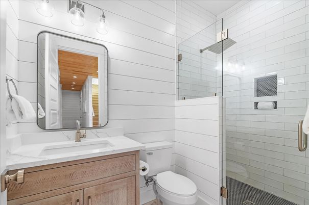 Bathroom, Glass Shower, Interior