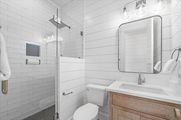Bathroom, Glass Shower, Interior