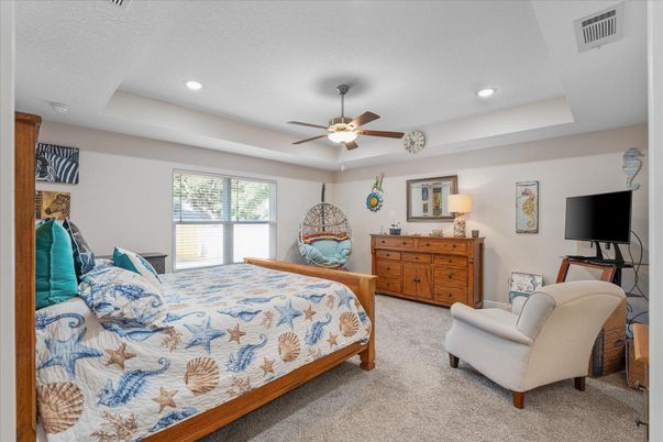 Bedroom, Interior, Recessed Lighting