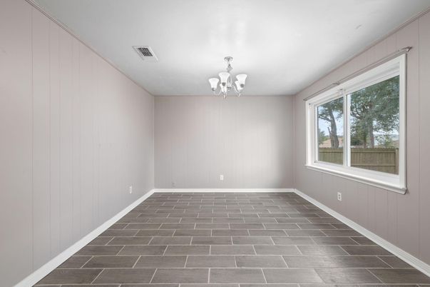Chandelier, Empty room, Interior