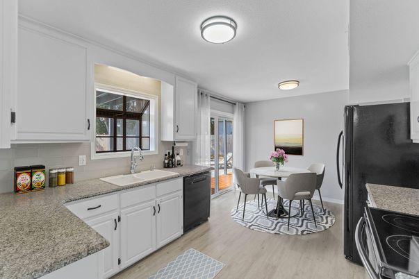 Dining room, Interior, Kitchen, Wood Texture Flooring