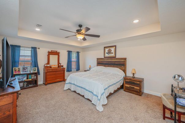 Bedroom, Interior, Recessed Lighting