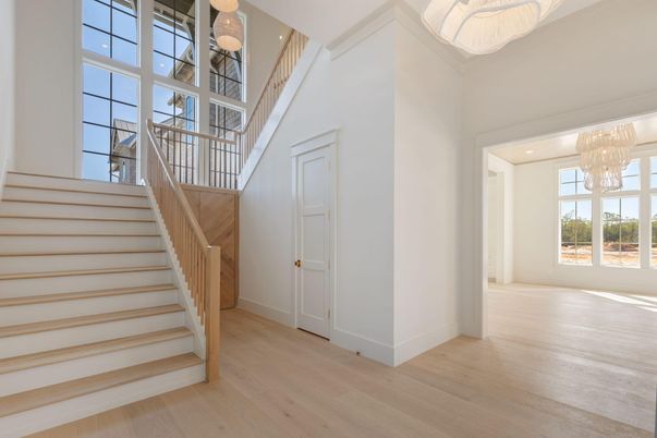 Chandelier, Interior, Recessed Lighting, Wood Texture Flooring