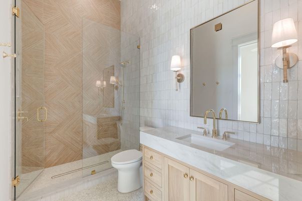 Bathroom, Glass Shower, Interior