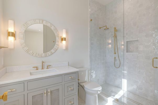 Bathroom, Glass Shower, Interior