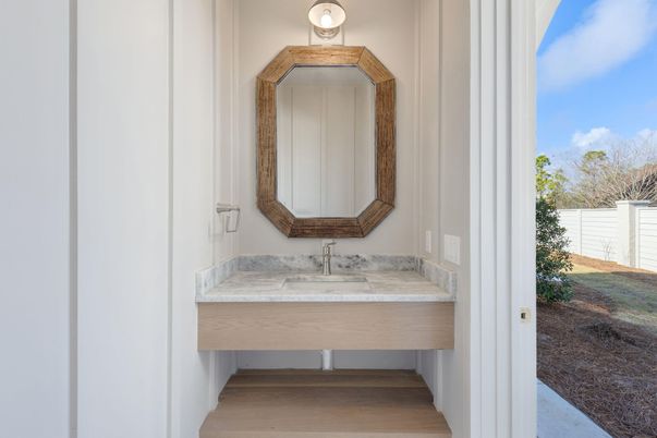 Bathroom, Interior, Wood Texture Flooring