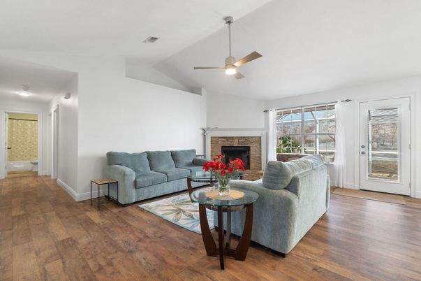Fireplace, Interior, Living room, Wood Texture Flooring