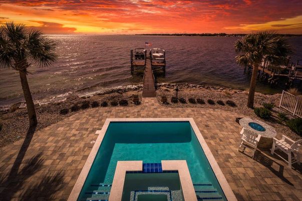 Exterior, Lake, Pool
