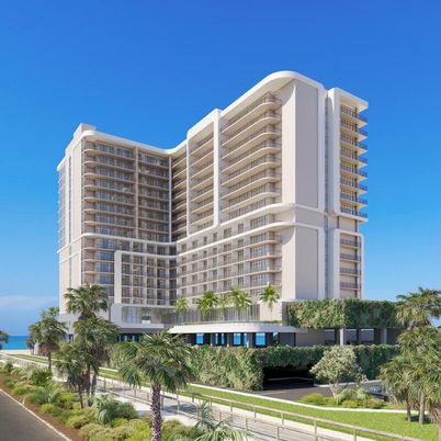 Exterior, Facade, Water, Condo Building