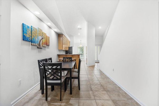 Dining room, Interior, Kitchen, Pendant Lights, Recessed Lighting