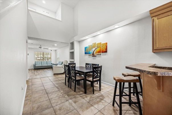 Dining room, Interior, Living room, Recessed Lighting