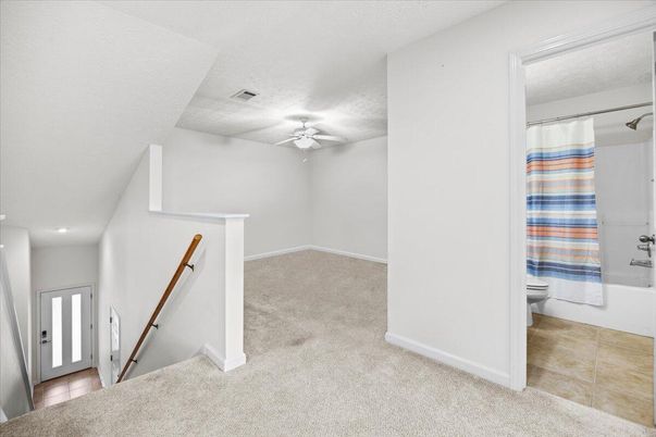 Bathroom, Empty room, Interior, Recessed Lighting