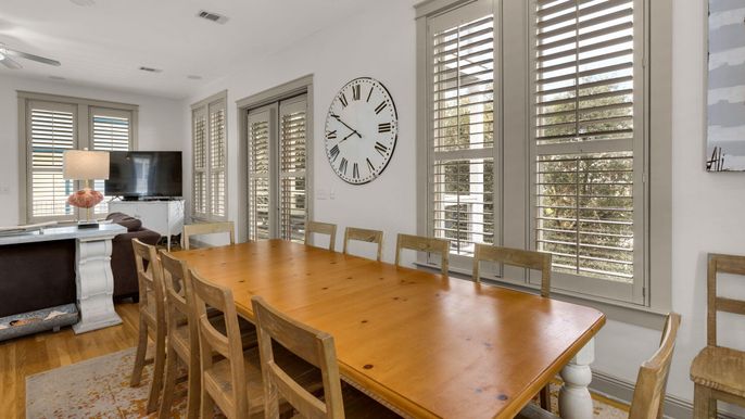 Dining room, Interior, Wood Texture Flooring