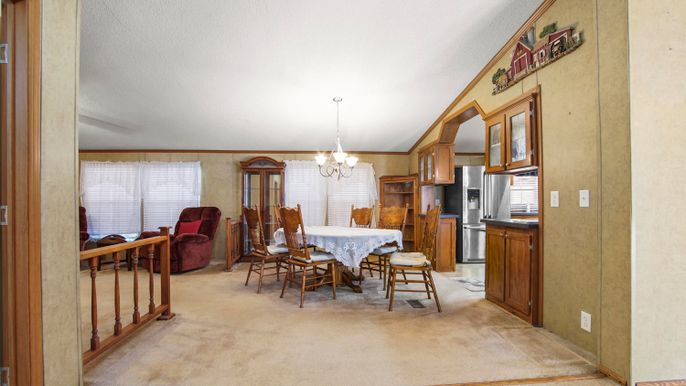 Chandelier, Dining room, Interior, Kitchen