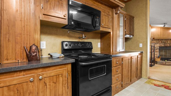 Fireplace, Interior, Kitchen