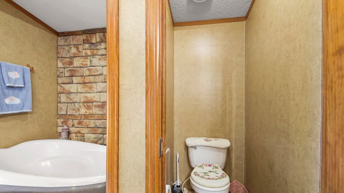 Bathroom, Interior, Stone Walls