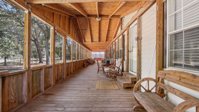 Dining room, Interior, Sun Room, Wooden Beams, Wooden Ceilings, Wood Texture Flooring