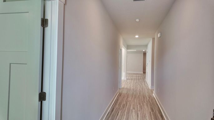 Interior, Recessed Lighting, Wood Texture Flooring