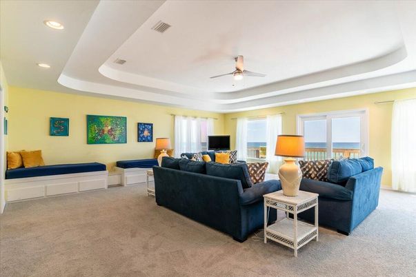 Interior, Living room, Recessed Lighting