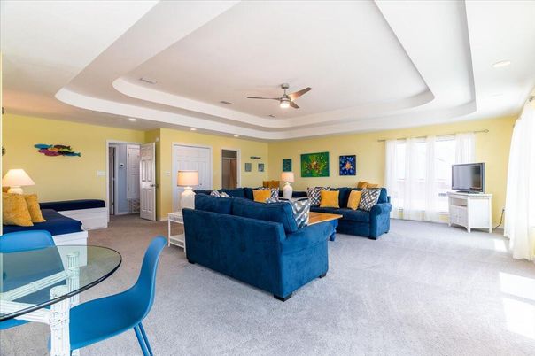 Interior, Living room, Recessed Lighting