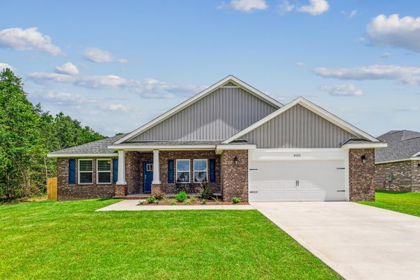 Attached, Exterior, Facade, Brick Facade, Farmhouse