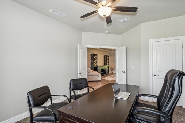 Home Office, Interior, Wood Texture Flooring