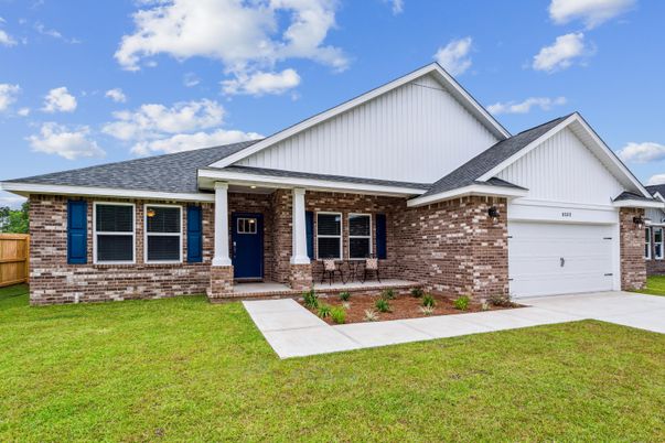 Attached, Exterior, Facade, Brick Facade, Farmhouse