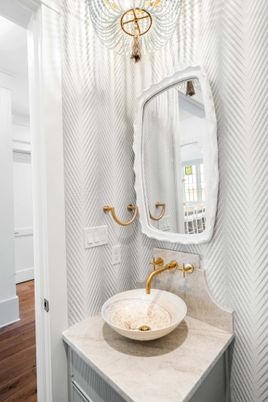 Bathroom, Interior, Wood Texture Flooring