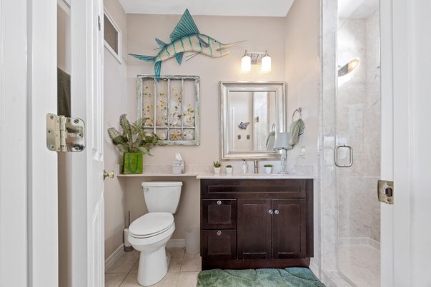 Bathroom, Glass Shower, Interior