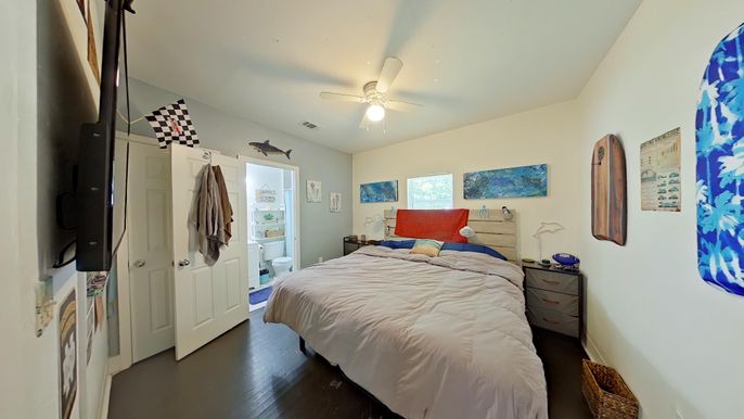 Bedroom, Interior, Wood Texture Flooring
