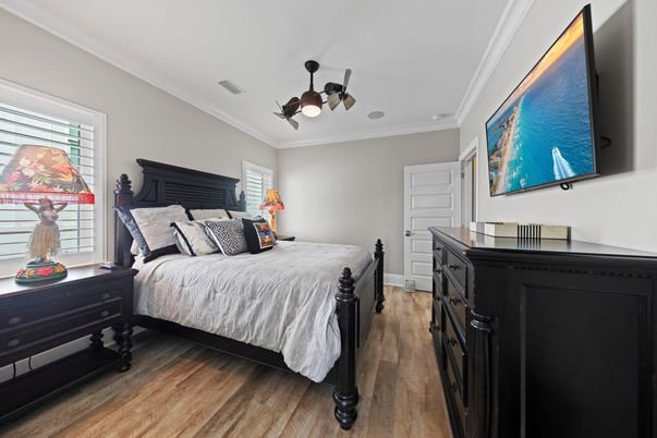 Bedroom, Interior, Wood Texture Flooring