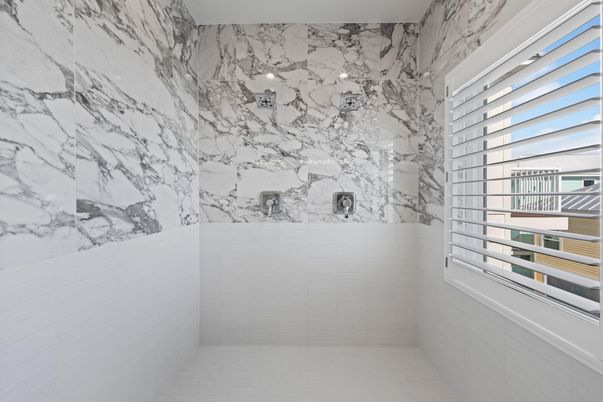 Bathroom, Interior, Marble Walls