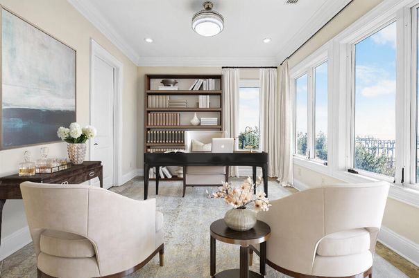 Home Office, Interior, Living room, Recessed Lighting