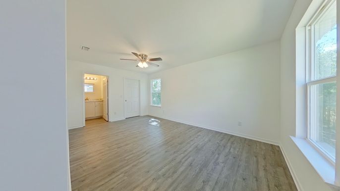 Empty room, Interior, Wood Texture Flooring