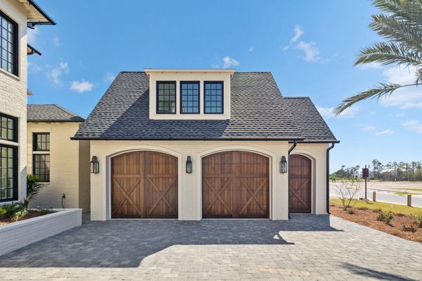 Attached, Exterior, Facade, French Provincial